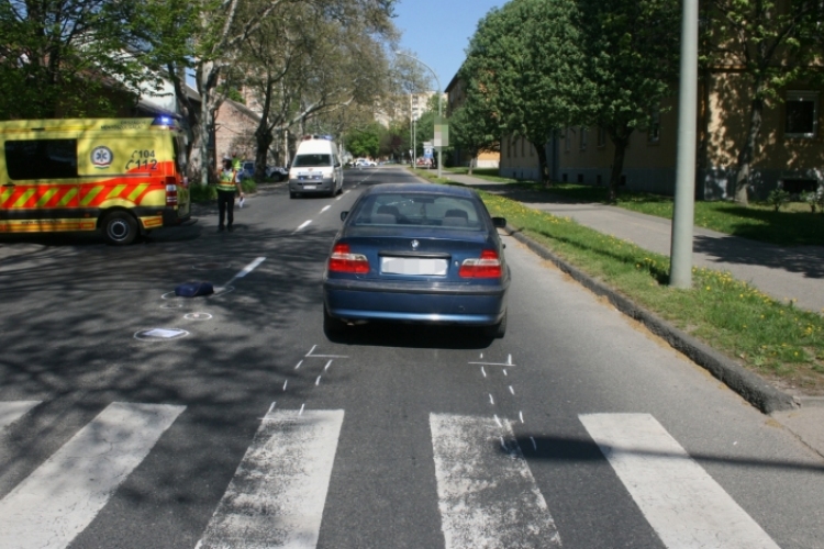 A zebrán ütötték el a 41 éves nőt a Horvát István utcában