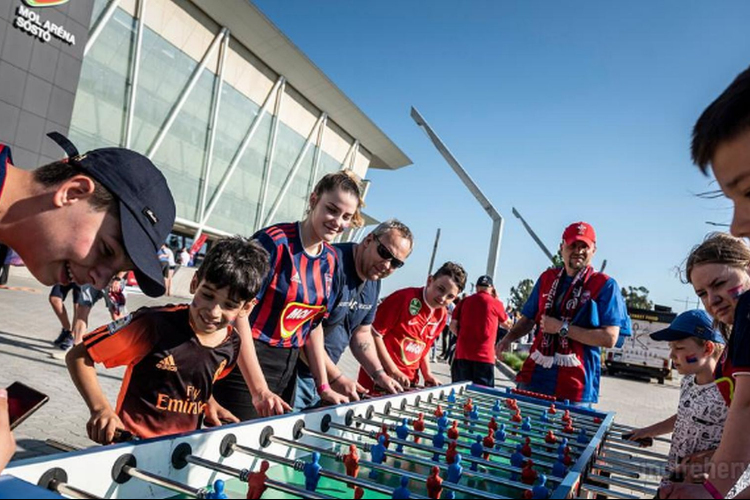 Kivetítőn is nézhető lesz a Vidi EL-meccse a MOL Aréna Sóstó parkolójában csütörtökön